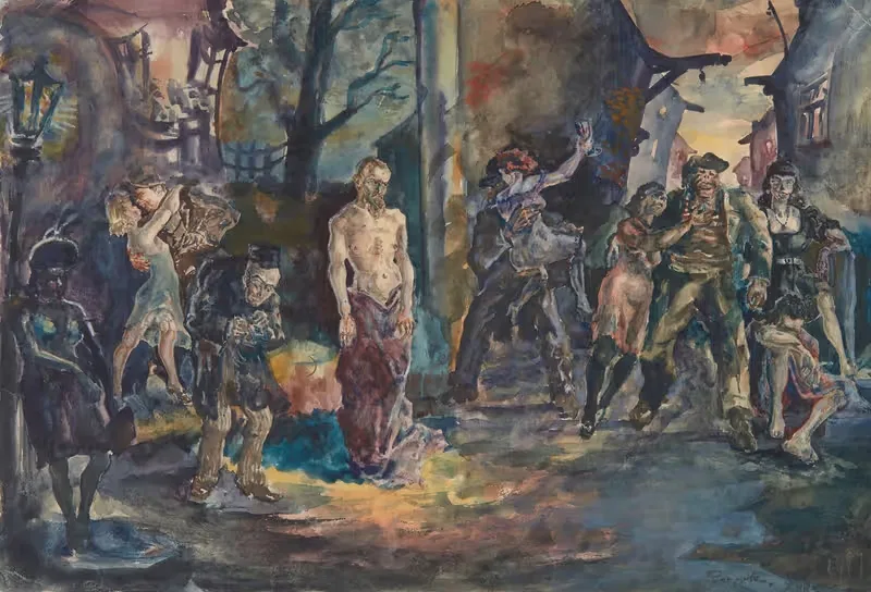 'Prorok'. Scena symboliczna. — Anonymous