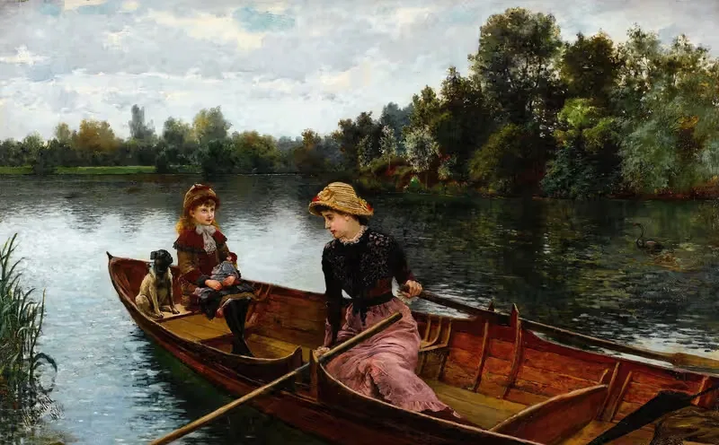 Ленивый полдень by Уильям Генри Бартлетт, 1880 — digital art print download