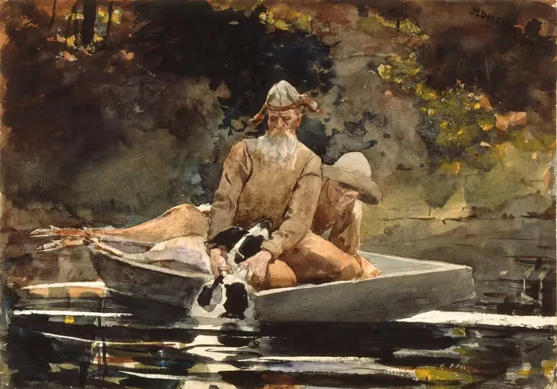 После охоты by Уинслоу Хомер, 1892 — digital art print download