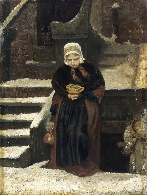 Вечер жизни by Огюст Аллебе, 1863 — digital art print download