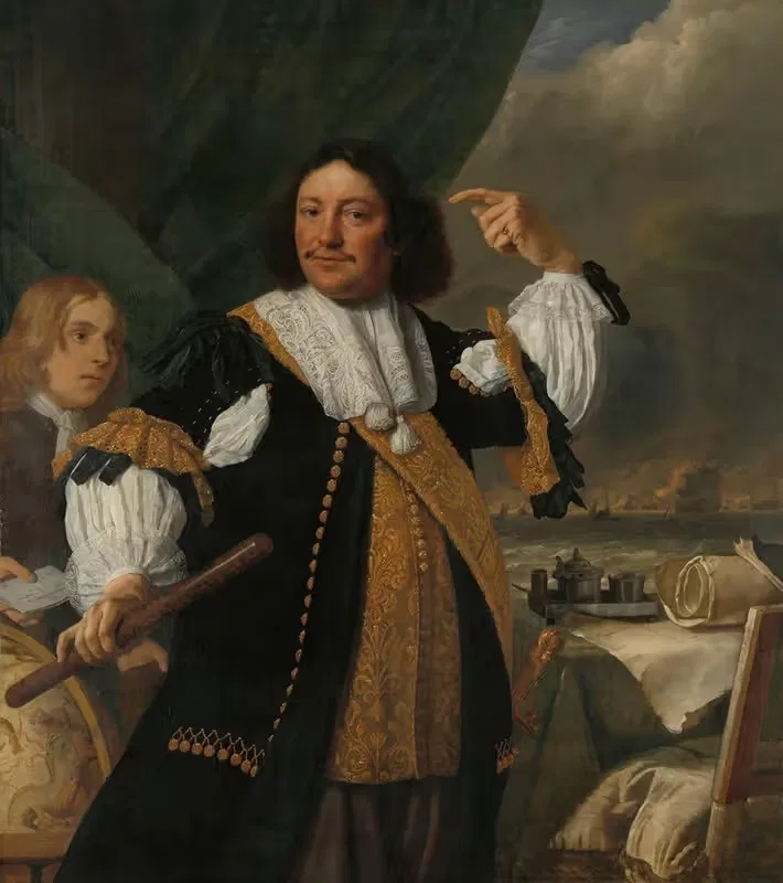 Aert van Nes (1626-1693), Vice Admiral — Bartholomeus van der Helst