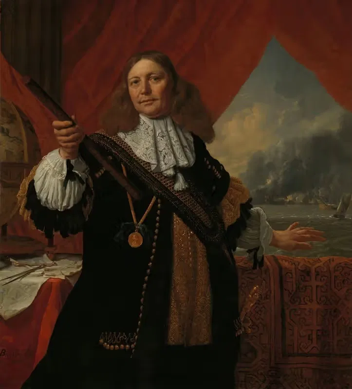 Johan de Liefde (ca. 1619-73), Vice-Admiral — Bartholomeus van der Helst