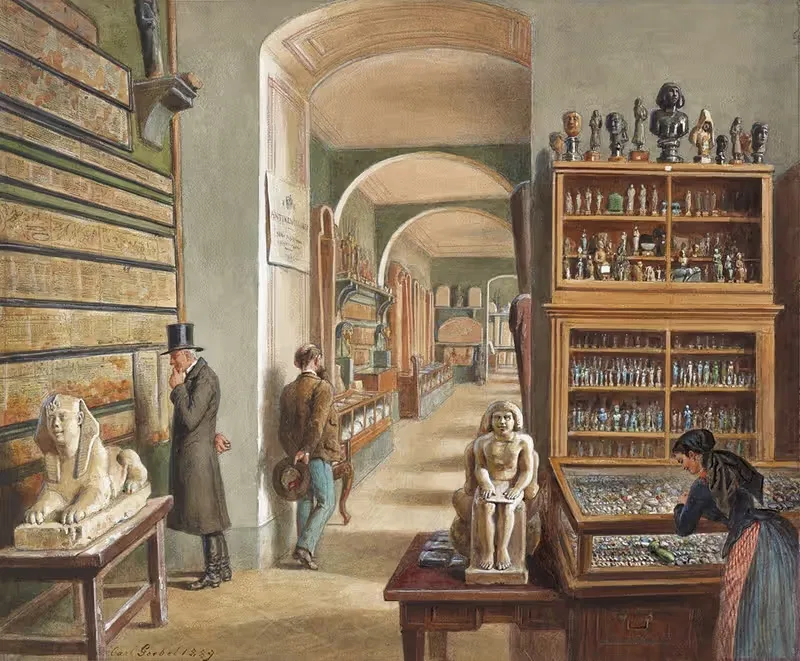 Das zweite Kabinett der ägyptischen Sammlung — Carl Goebel the younger
