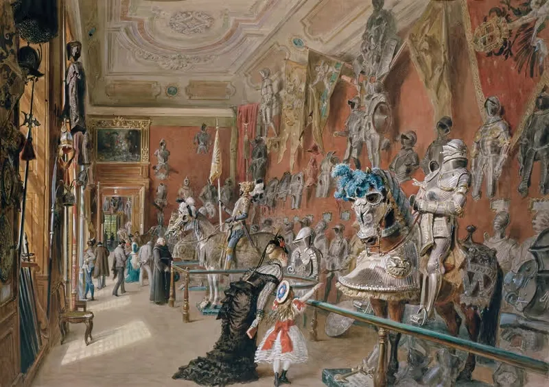 Рüstkammer II коллекции Амбраса by Карл Гёбель младший, 1875 — digital art print download