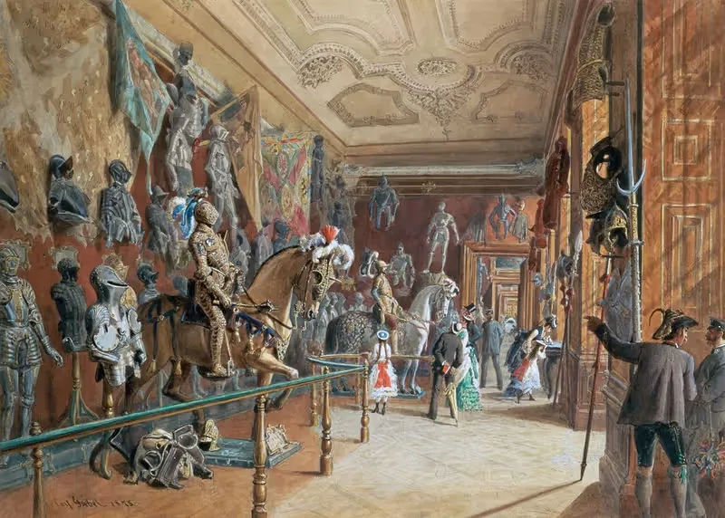 Ружейная камера III Амбразерской коллекции by Карл Гёбель младший, 1875 — digital art print download