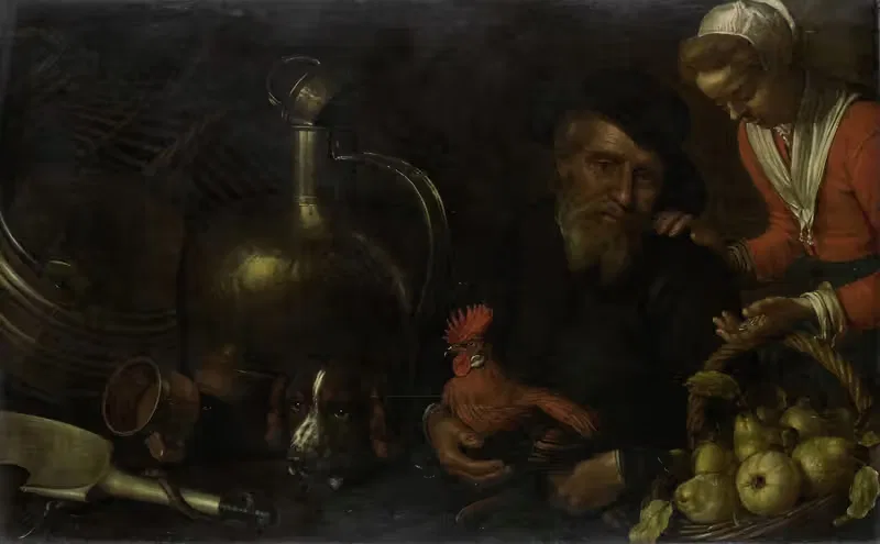 Продавец птицы by Корнелис Якобсз. Дельф, 1620 - 1643 — digital art print download