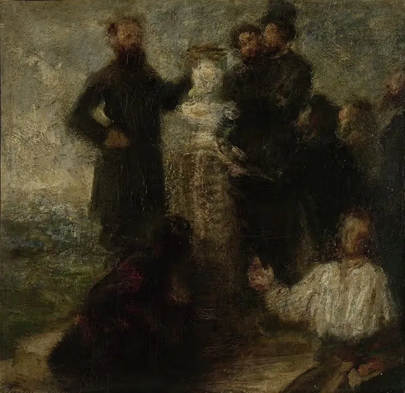 Esquisse pour l'Hommage à Delacroix — Henri Fantin-Latour