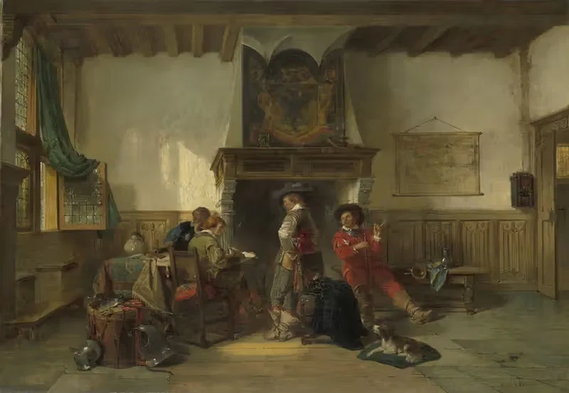 Солдаты в комнате охраны by Герман Фредерик Карел Тен Кейт, 1865 - 1867 — digital art print download