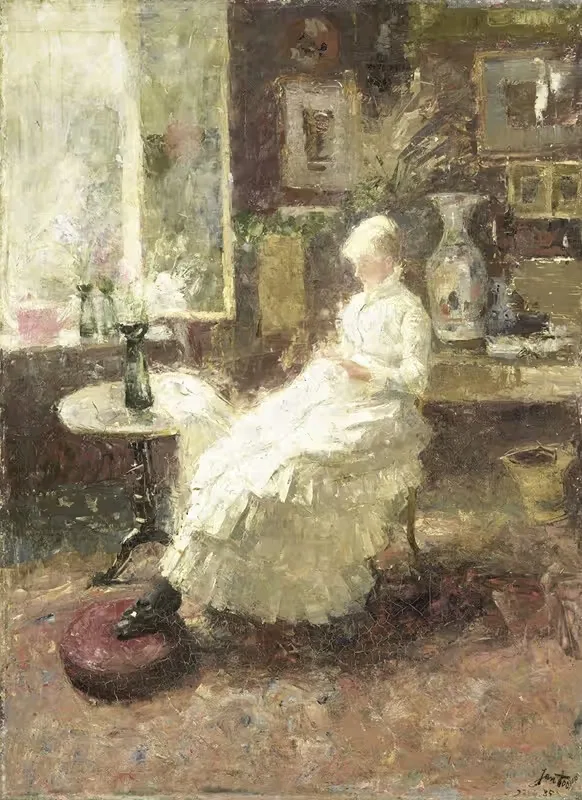 Энни Холл из Лиссаделла, Суррей by Ян Тoorоп, 1885 — digital art print download