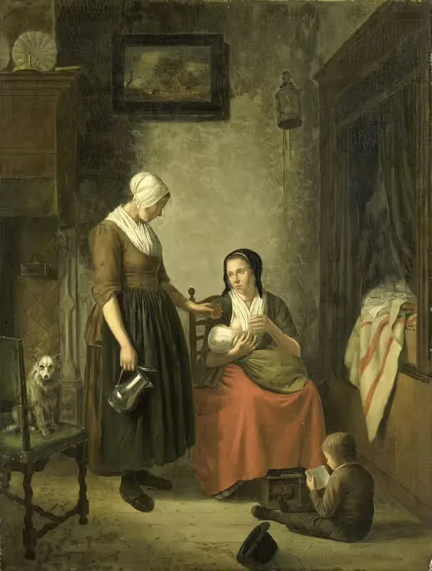'Good Neighbors', by Johannes Christiaan Janson, 1780 - 1810 — digital art print download
