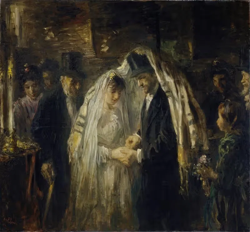 Jewish Wedding by Jozef Israëls, 1903 — digital art print download