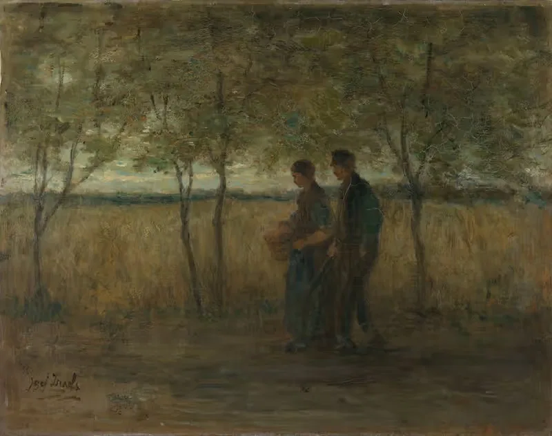 'Turning homewards' by Jozef Israëls, 1860 - 1911 — digital art print download