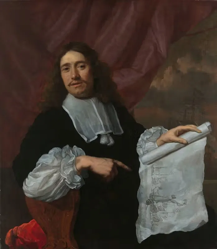 Виллем ван де Вельде II (1633-1707), художник — Лодевийк ван дер Хелст