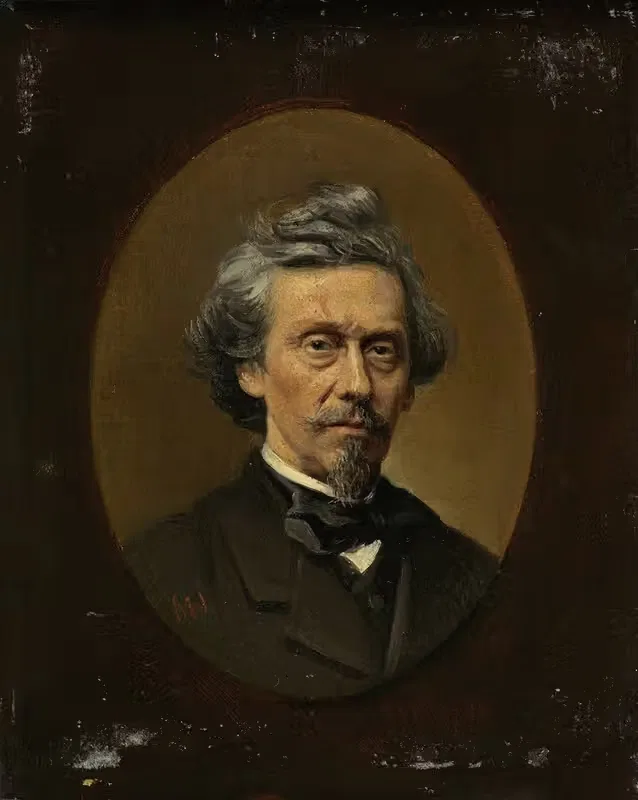 Petrus Franciscus Greive (1811-72), Painter by Meijer Isaäc de Haan, 1870 - 1895 — digital art print download