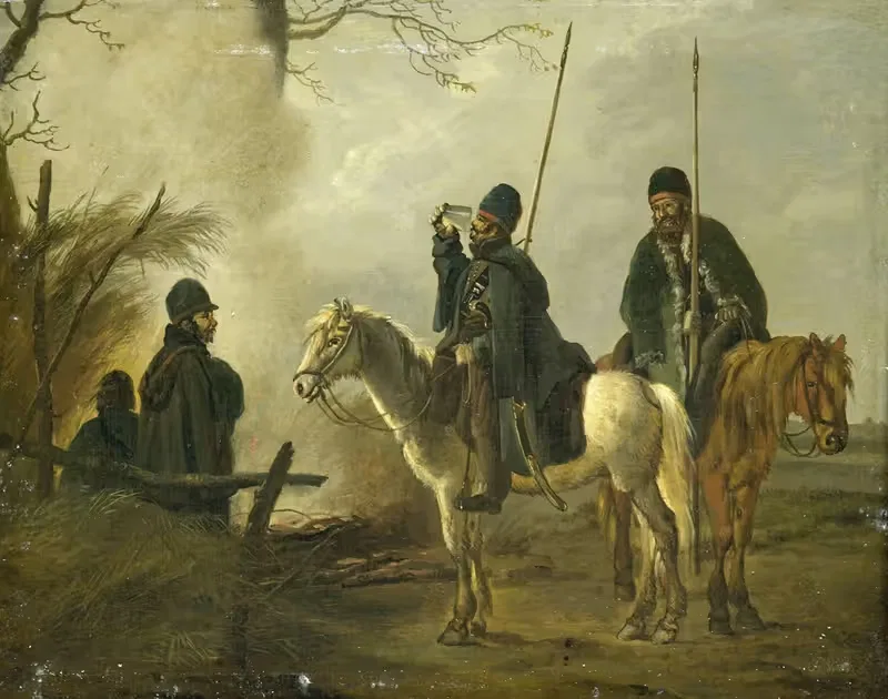 Cossack Outpost in 1813 by Pieter Gerardus van Os, 1813 - 1815 — digital art print download
