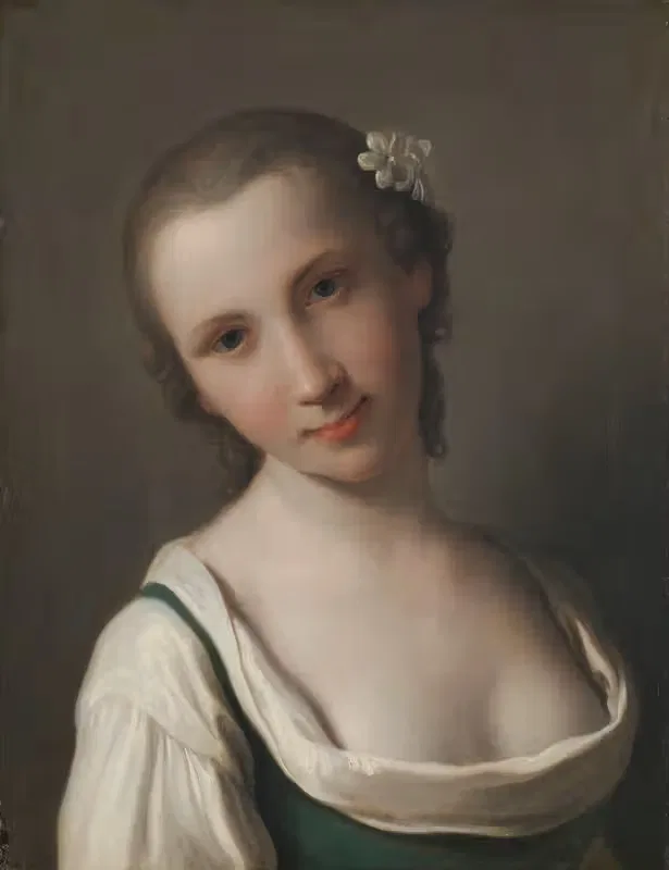 Молодая женщина by Пьетро Ротари, 1756 - 1762 — digital art print download