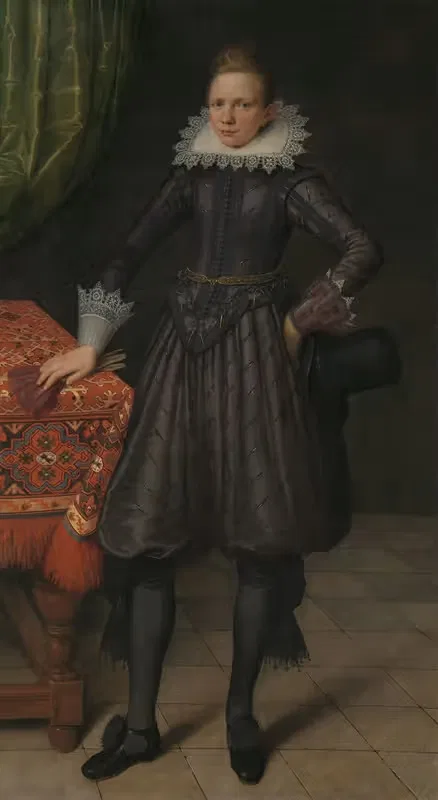 Portrait of Peter Courten — Salomon Mesdach