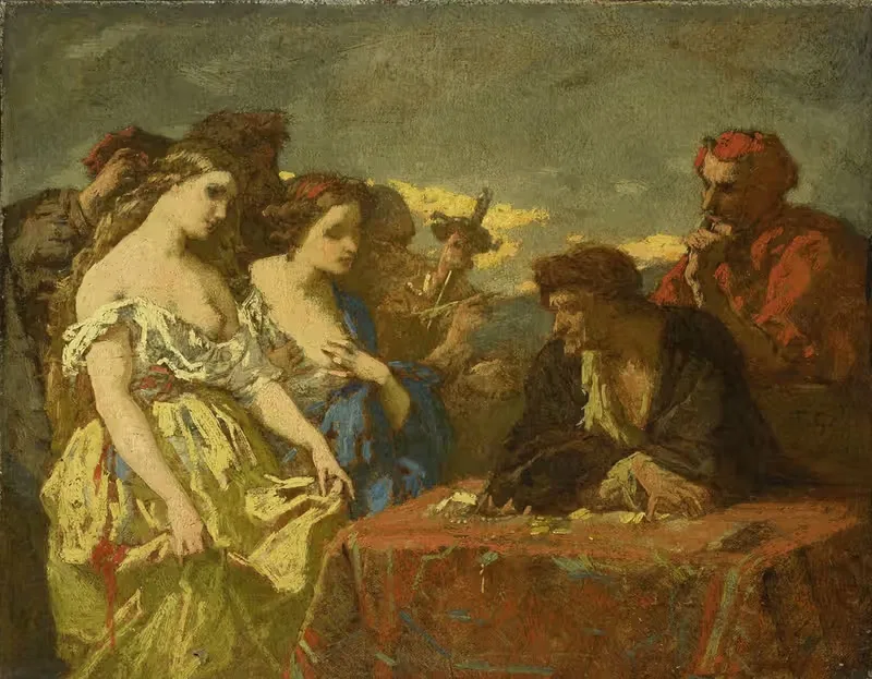 Lust for Gold by Thomas Couture, 1840 - 1879 — digital art print download
