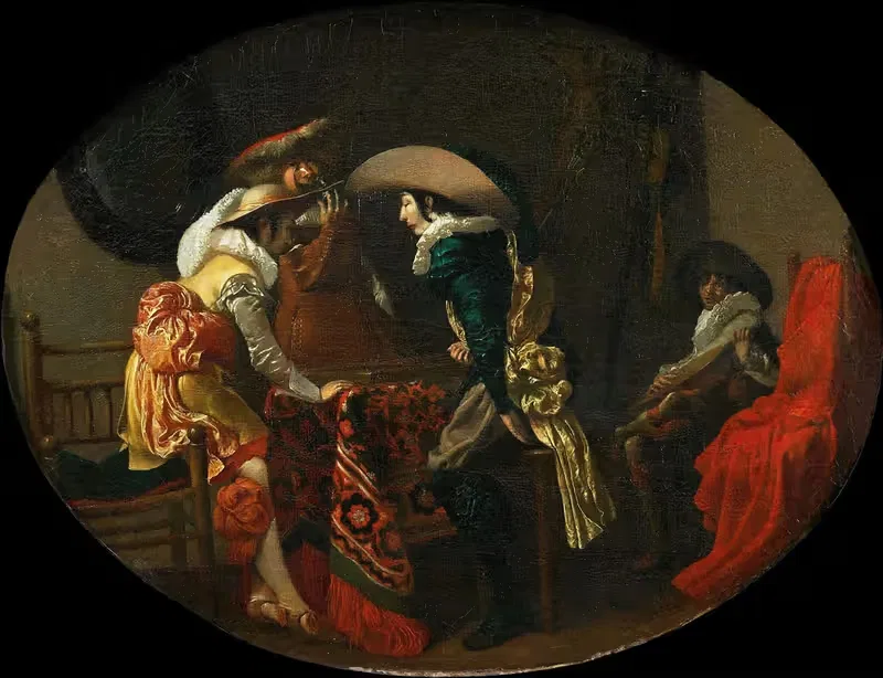 Игроки в трик-трак by Виллем Корнелисз Дуйстер, c. 1625 — digital art print download