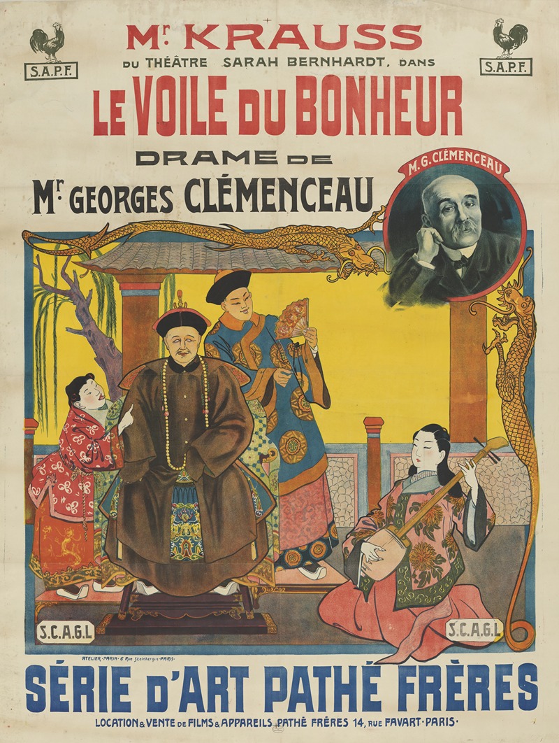 Le Voile du bonheur by Cândido de Faria, 1910 — digital art print download