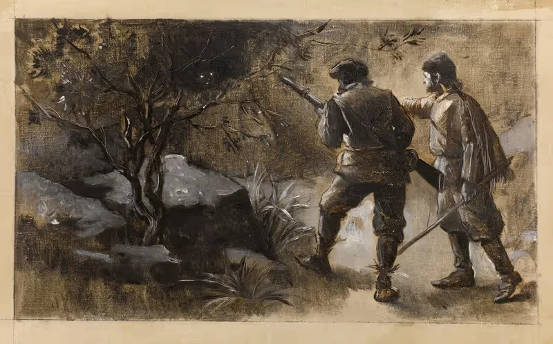 Кеннибол и Гулдон Стайпер by Альберт Гийом Демарест, 1889 — digital art print download