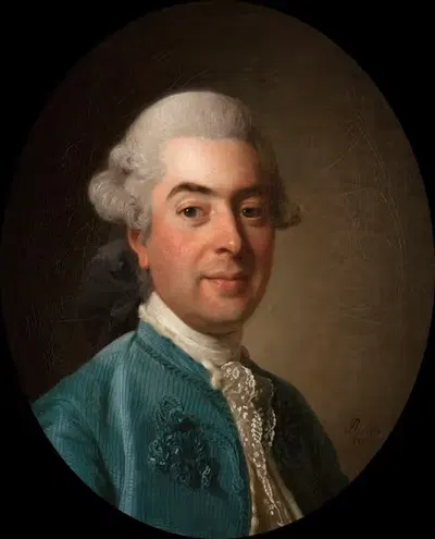 Портрет Шарля-Марина де Ла Эй дес Фоссе, генерального фермера короля (1736-1790) by Александр Рослин, 1736-1790 — digital…
