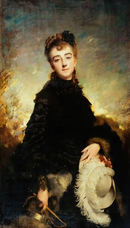 Portrait de femme — Charles Chaplin