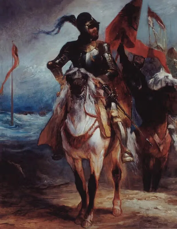 Рыцарь, ведающий своей армией by Эдуар-Александр Одиер — digital art print download
