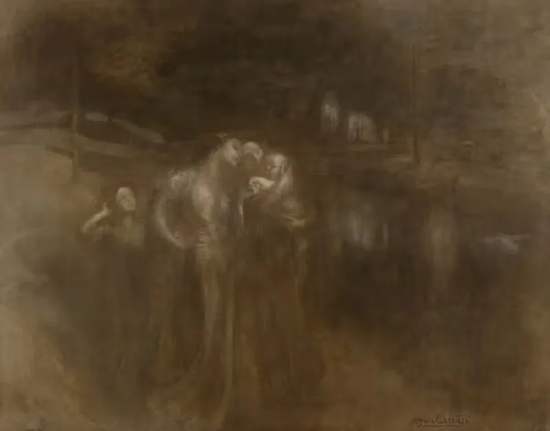 Молодые матери by Южен Каррьер, 1897 - 1900 — digital art print download