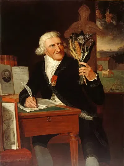 Portrait d'Antoine Parmentier (1737-1813), agronome et philanthrope by François Dumont, 1737-1813 — digital art print…
