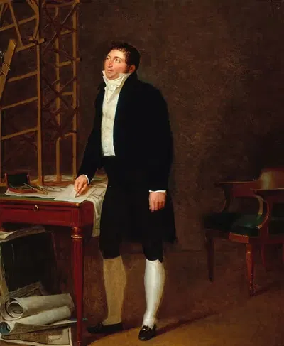 Portrait d'un architecte by François Dumont, 1812 — digital art print download