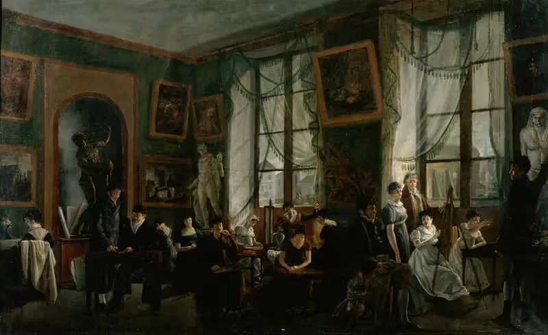 Курс женского рисования by Французская школа, 1810 — digital art print download
