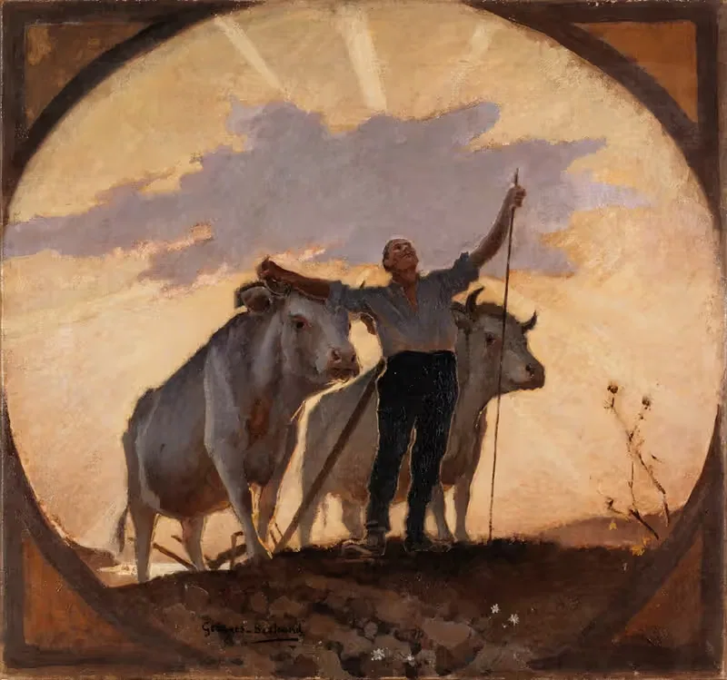 Гимн Земле и Солнцу by Жорж Бертран, 1893 — digital art print download
