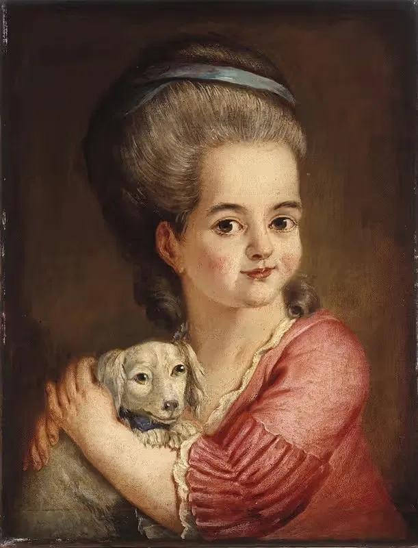 Portrait de fillette by German School — digital art print download