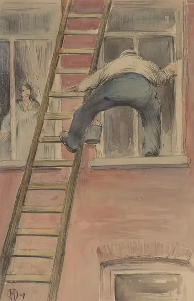 Стекольщик by Герман Хейенброк, 1904 — digital art print download