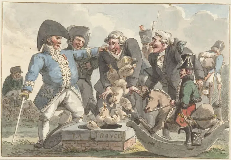 Spotprent op de Tiercering van 1810 — Jacob Smies