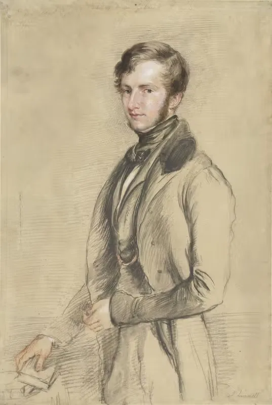 Portrait of John Davies Gilbert — John Linnell