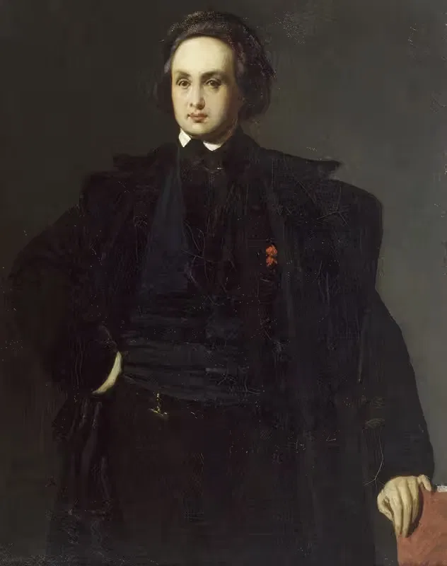 Виктор Гюго by Луи Кандид Буланже, 1839 — digital art print download
