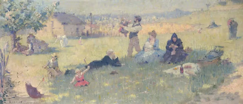 Семья by Морис Шабас, 1889 — digital art print download