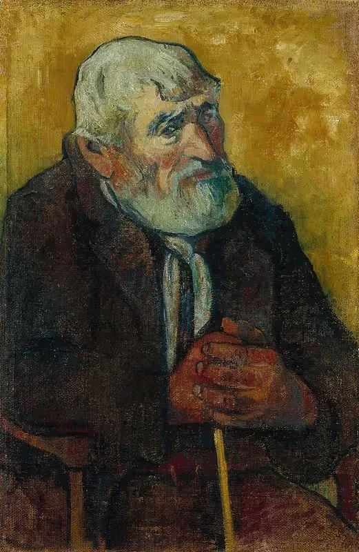 Vieil homme au bâton — Paul Gauguin