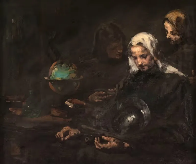 У антиквара by Теодуль Рибо, 1891 — digital art print download