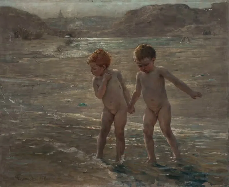 На чистом воздухе by Виржини Демон-Бретон, 1907 — digital art print download