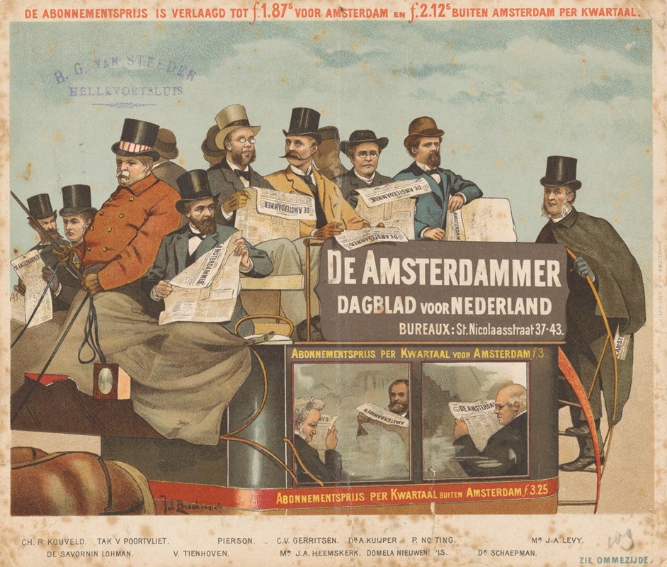 De Amsterdammer. Dagblad voor Nederland — Johan Braakensiek