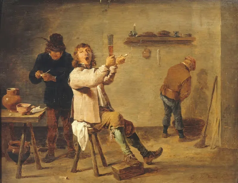La Chanson à boire by David Teniers The Younger, 1630-1690 — digital art print download