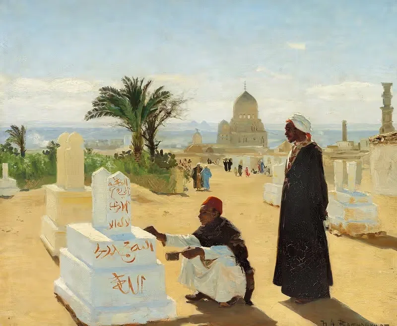 Apostlen Jacobs og profeten Zacharias' grave — Hans Andersen Brendekilde