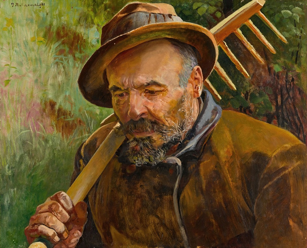 Returning from the Fields by Jacek Malczewski, 1901 — digital art print download