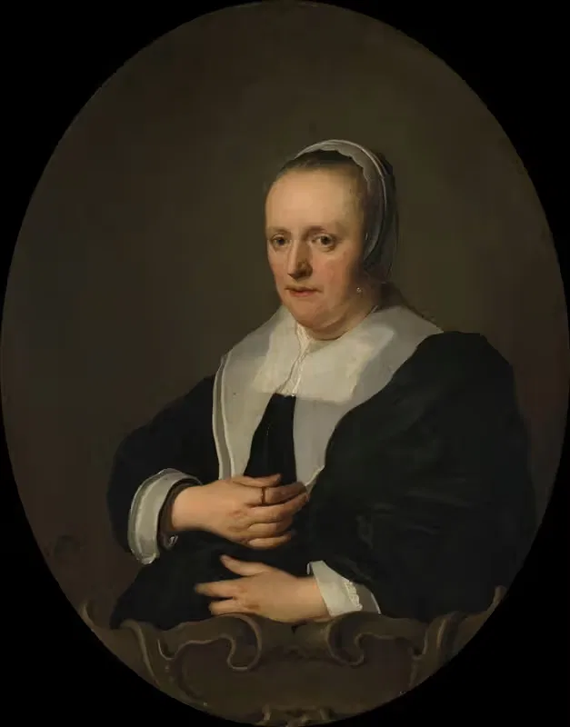 Portrait of Sara de Bie — Jacob Adriaensz Backer