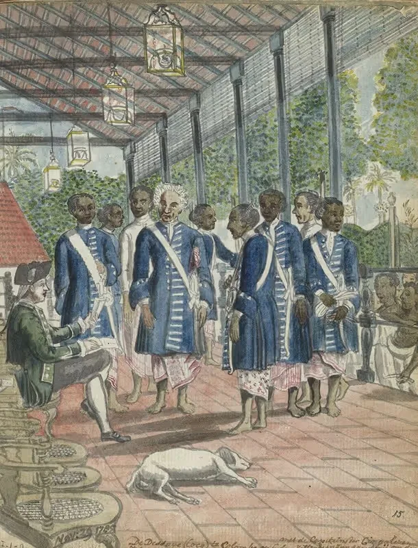 Земельный советник в Коломбо by Ян Брандес, 1785 — digital art print download