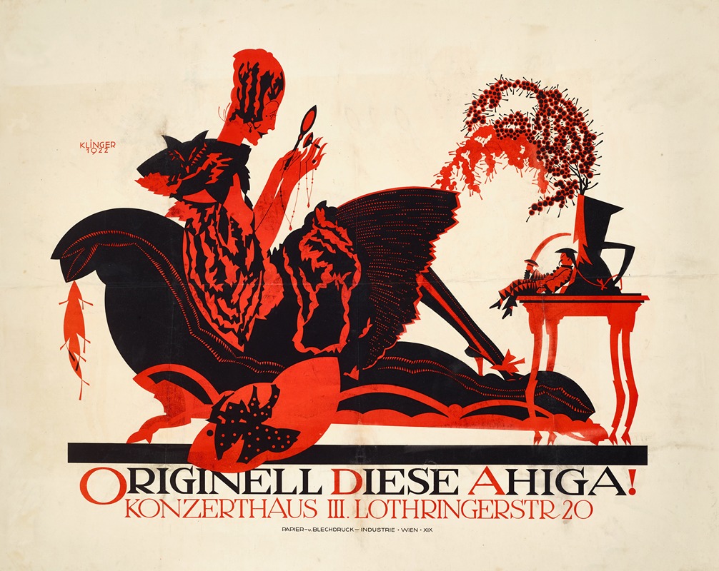 Originell diese AHIGA! by Юлий Клингер, 1922 — digital art print download