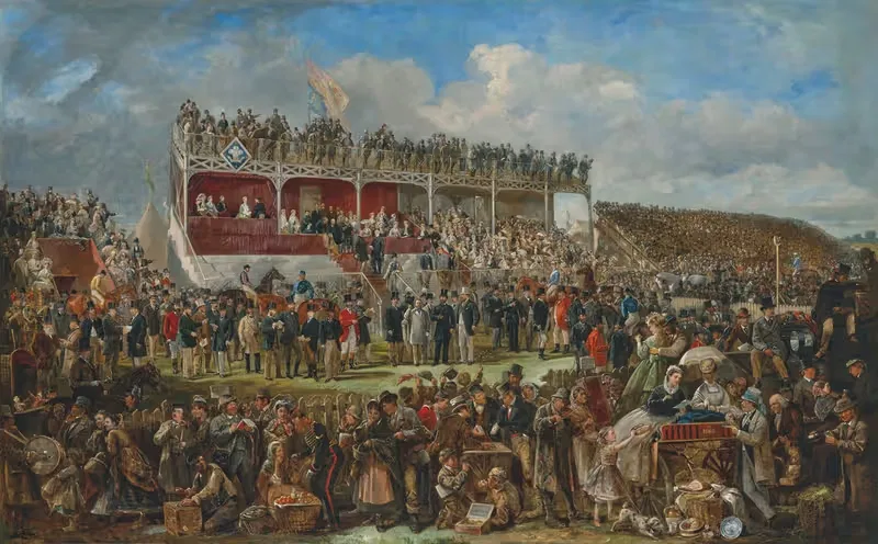 Скачки в Панчестауне, 1868 by Джон Фергюс О'Хиа — digital art print download